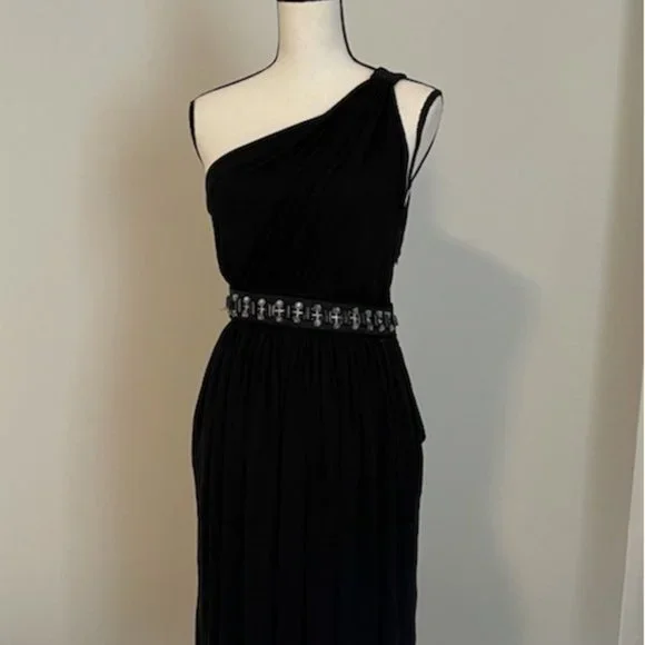 Dolce & Gabbana Black One-Shoulder Dress - Picture 6 of 8